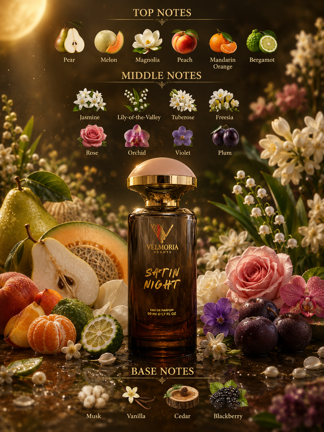 Satin Nights Velmoria - Eau De Parfum