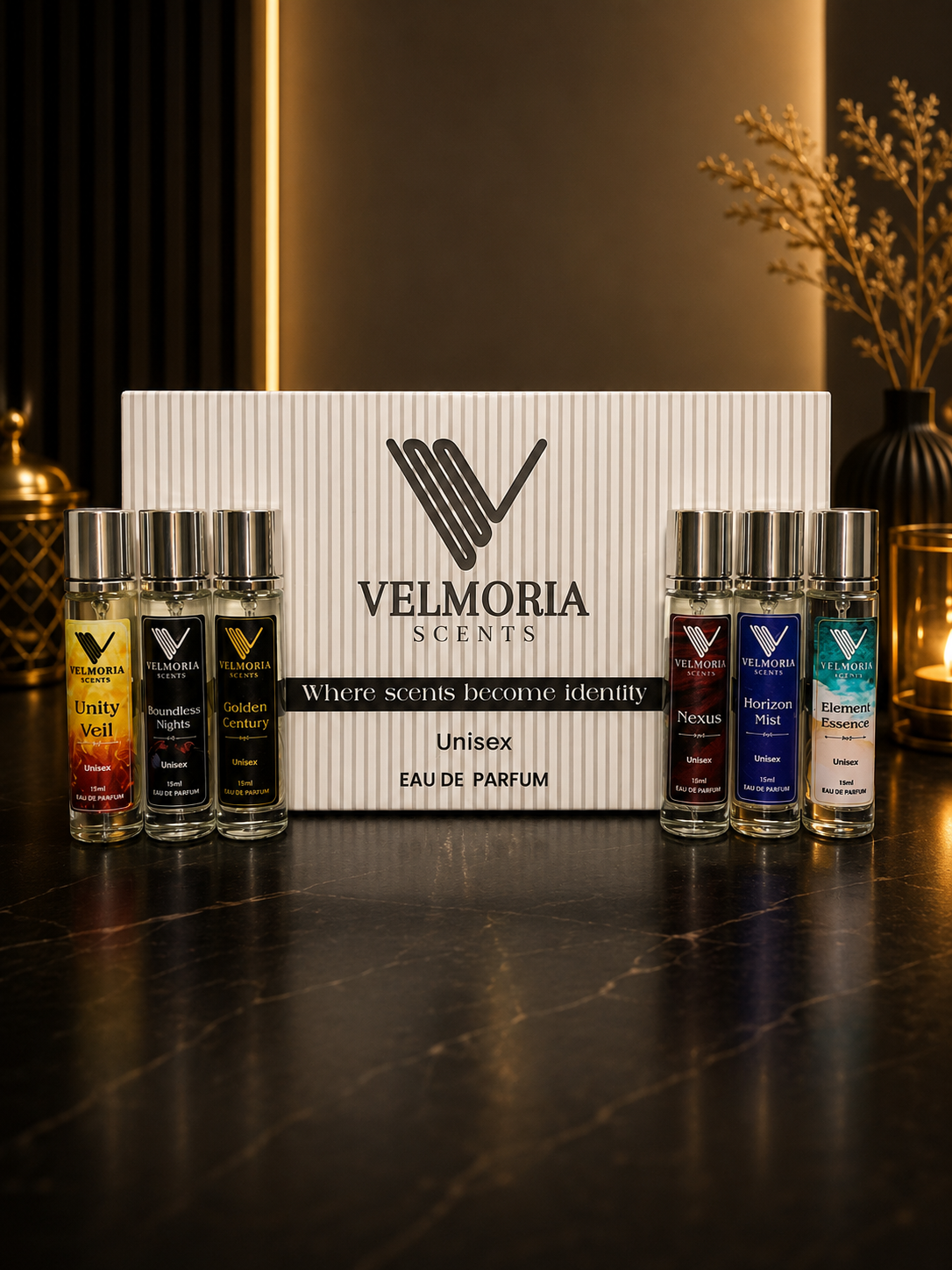 Unisex Perfume Tester Kit by Velmoria Scents